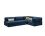 Atelier Del Sofa Kanyon Sofá-Cama Esquinero Azul Marino